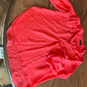 Dark pink see thru shirt